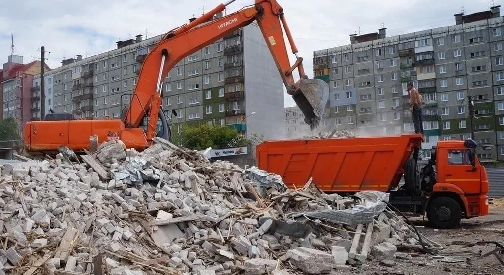Профессиональный вывоз строительного мусора в Лесне в октябре