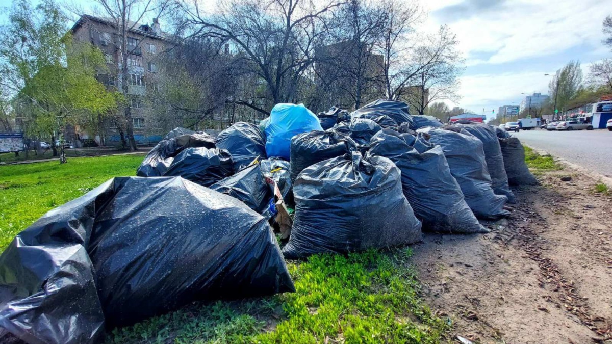 Вывоз и утилизация мусора после субботника в Лесне в октябре