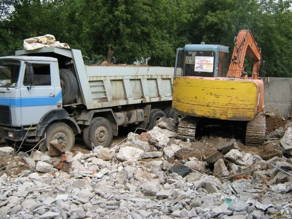 Вывоз бетонного боя и утилизация в Лесне в октябре